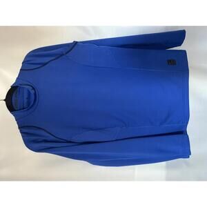 Nike Pro Hyperwarm Fitted Long Sleeve Compression Shirt - Blue Size M